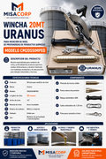 WINCHA 20MT URANUS PARA MEDICIÓN DE NIVEL DE PROFUNDIDAD DE PRODUCTOS QUÍMICOS MODELO CM20SSIMPED