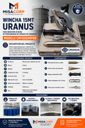 WINCHA 15MT URANUS PARA MEDICIÓN DE NIVEL DE PROFUNDIDAD DE PRODUCTOS QUÍMICOS MODELO CM15SSIMPED