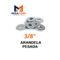 ARANDELA ZINCADA PESADA 3/8" (100UNID)