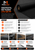 GEOTEXTIL NO TEJIDO 4 X 100MT - 270GR PP