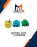 ADAPTADOR SIMPLE PLANO COLORES