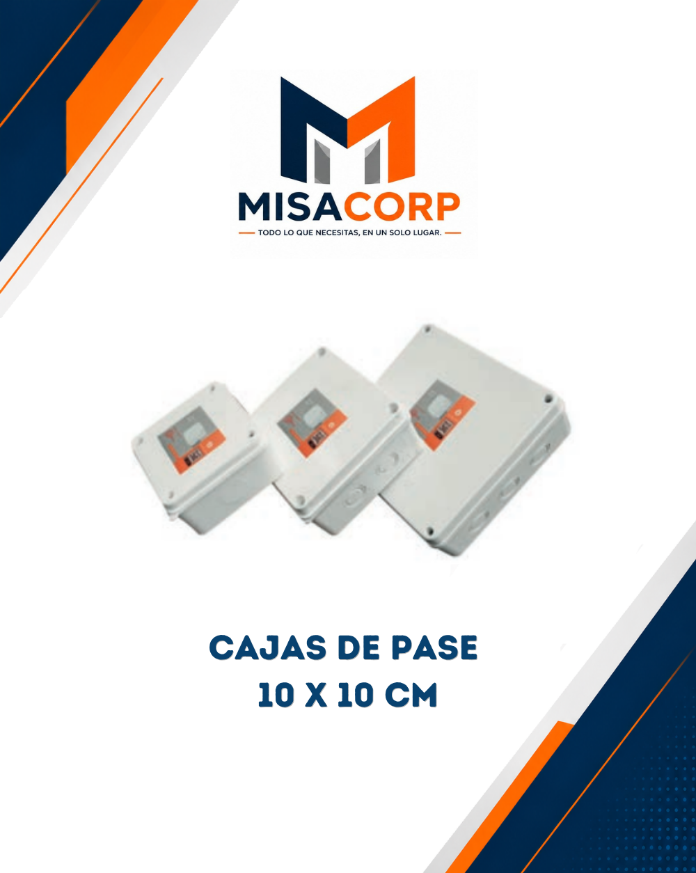 CAJAS DE PASE 10 X 10 CM