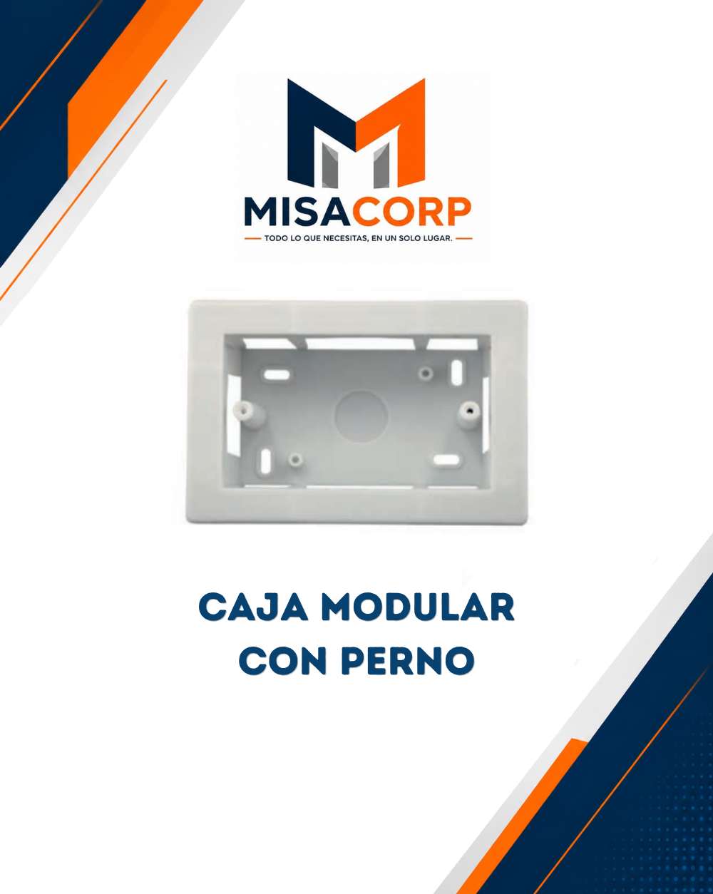CAJA MODULAR CON PERNO