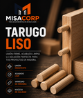 TARUGO MADERA PULIDO 1/2"