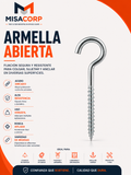 ARMELLA ABIERTA ZINCADA  2" (100UNID)