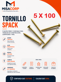 TORNILLOS SPACK 5 X 100