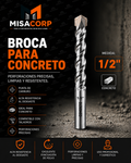 BROCA CONCRETO 1/2" UNID