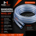 MANGUERA TRANSPARENTE NIVEL 3/8" (METRO)