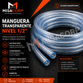MANGUERA TRANSPARENTE NIVEL 1/2" (METRO)