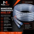 MANGUERA TRANSPARENTE NIVEL 5/8" (METRO)