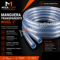 MANGUERA TRANSPARENTE NIVEL 1" (METRO)