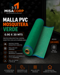 MALLA PVC MOSQUITERA VERDE 1.20 X 3O MTS (Copia)