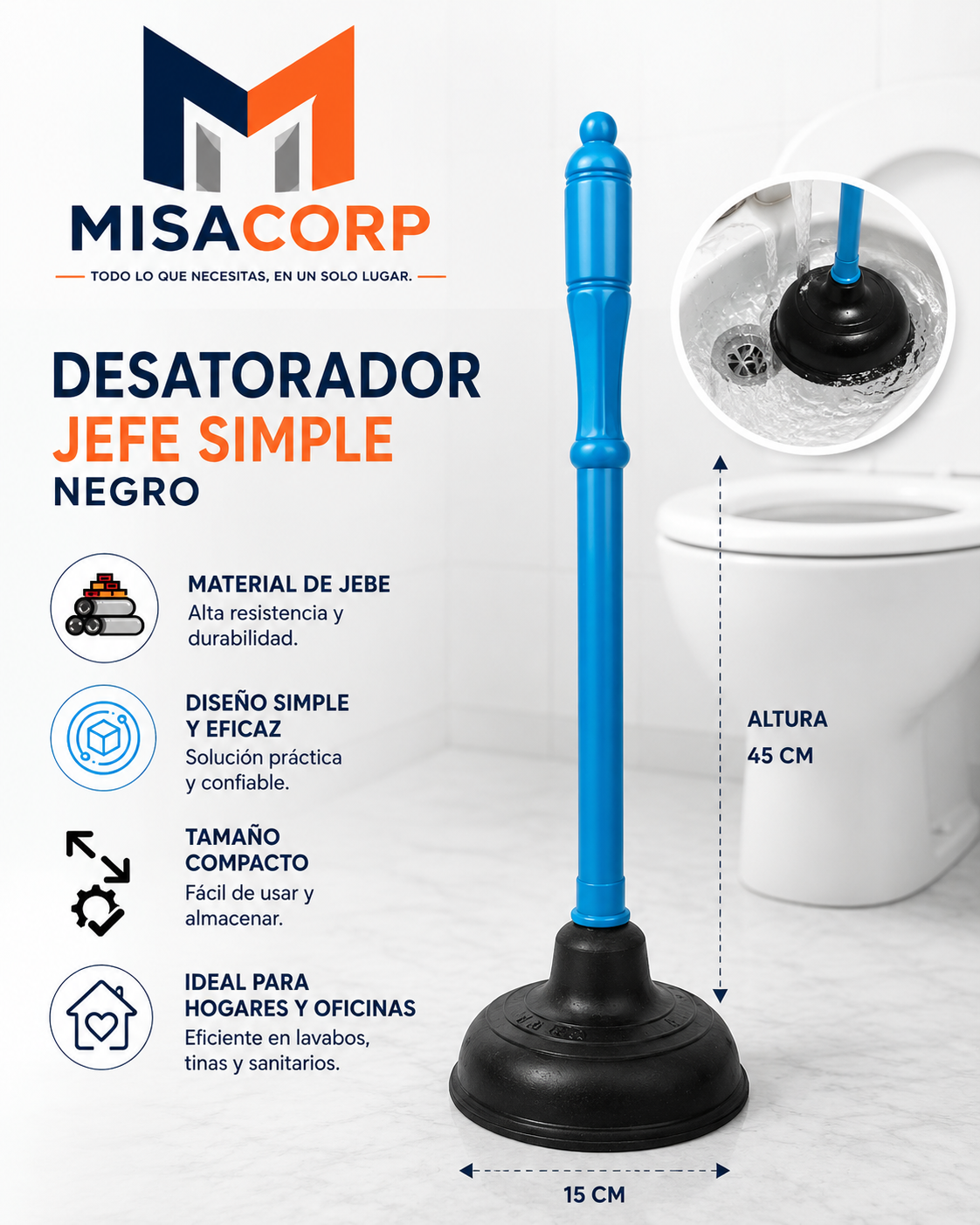 DESATORADOR JEBE NEGRO IMPORTADO