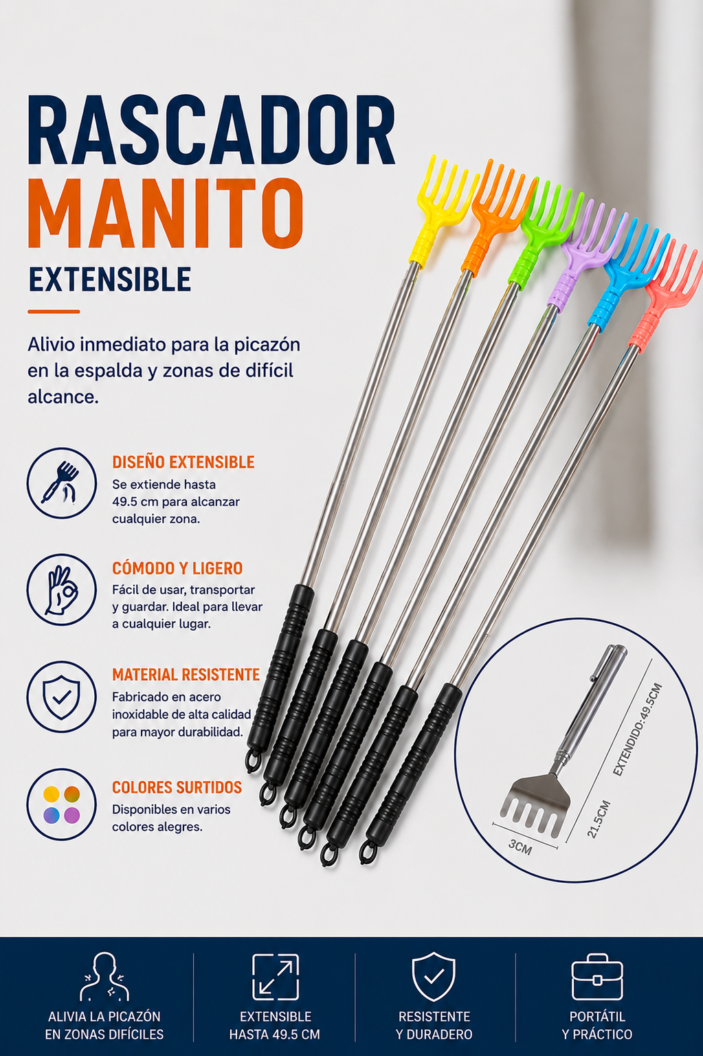 MANITO PARA RASCAR 42CM