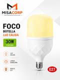 FOCO BOTELLA 30W LUZ CALIDA