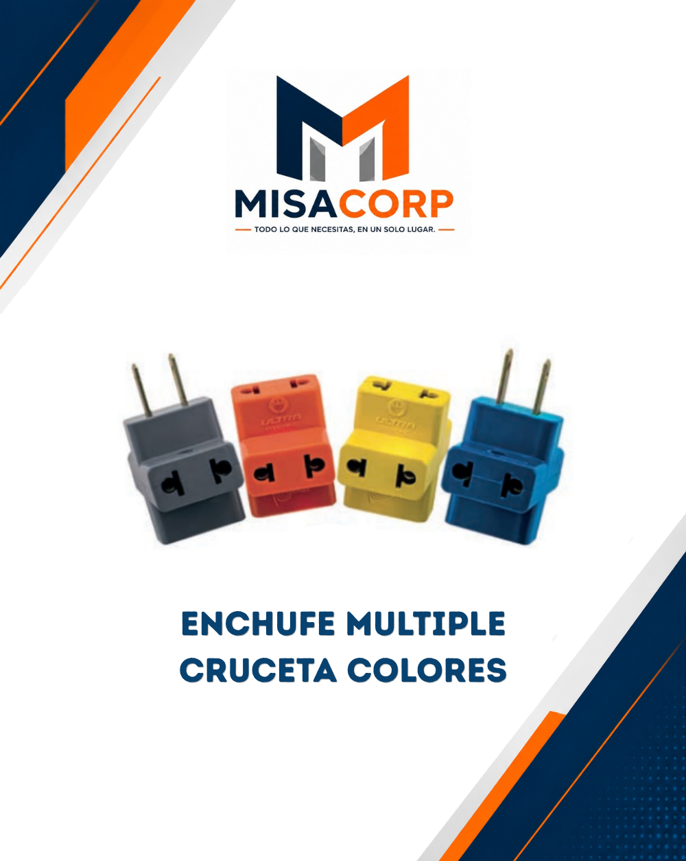 ENCHUFE MULTIPLE CRUCETA
