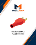 ENCHUFE SIMPLE PLANO COLORES