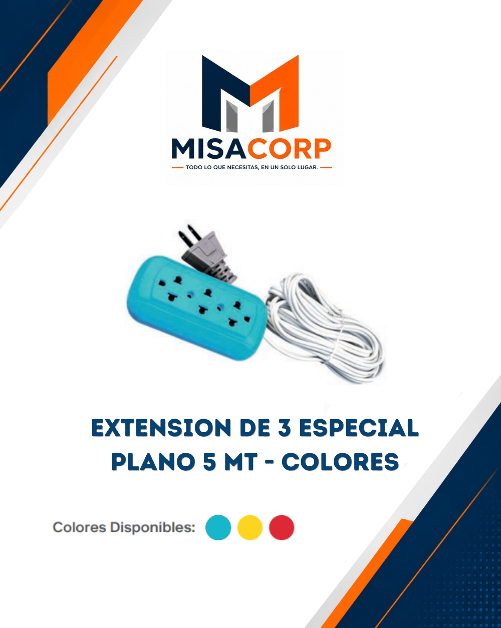 EXTENSION DE 3 ESPECIAL PLANO 5 MT