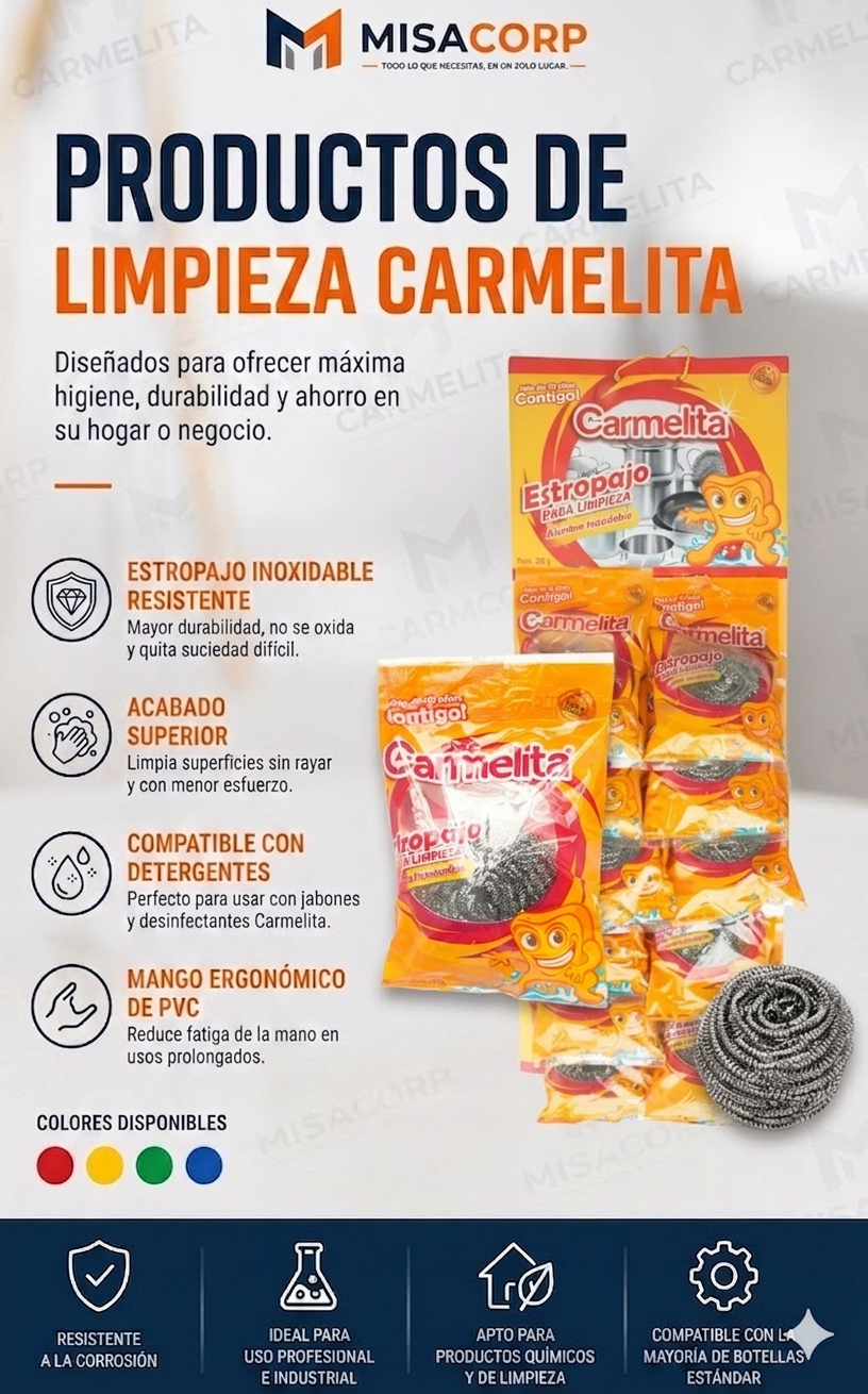 ESPONJA METAL VIRUTA CARMELITA