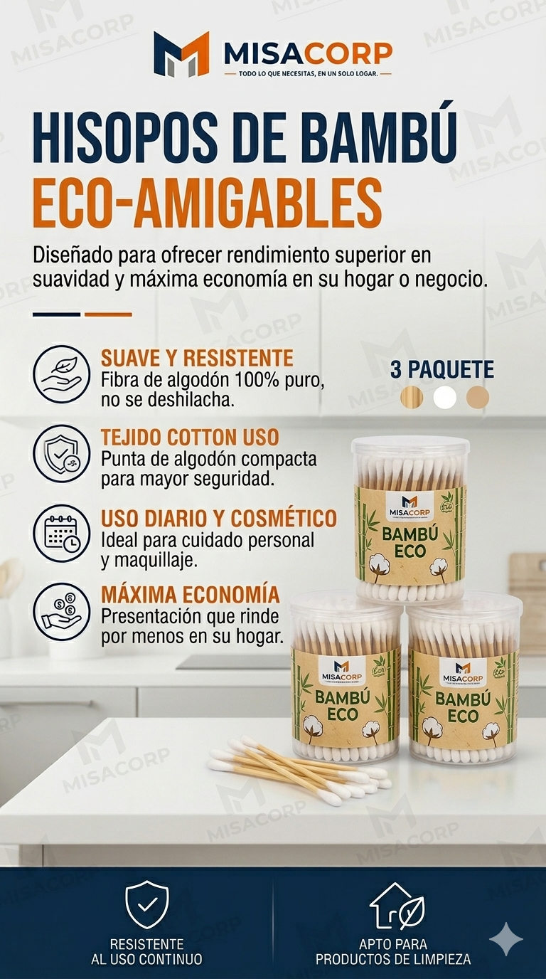 HISOPO OREJA BAMBU ECONOMICO