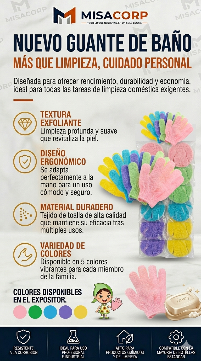 GUANTES PARA BAÑAR