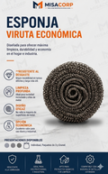 ESPONJA METAL VIRUTA ECONÓMICO
