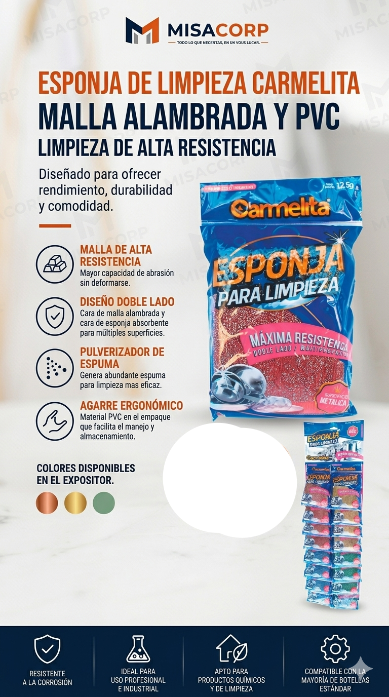 ESPONJA ALAMBRADA CARMELITA