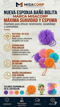 ESPONJA BAÑO BOLITA