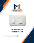 INTERRUPTOR DOBLE PLACA