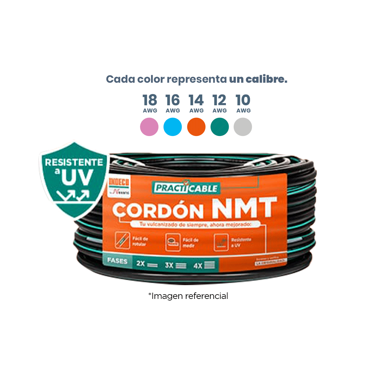 ROLLO CABLE VULCANIZADO NMT-PC 3 X 12 AWG