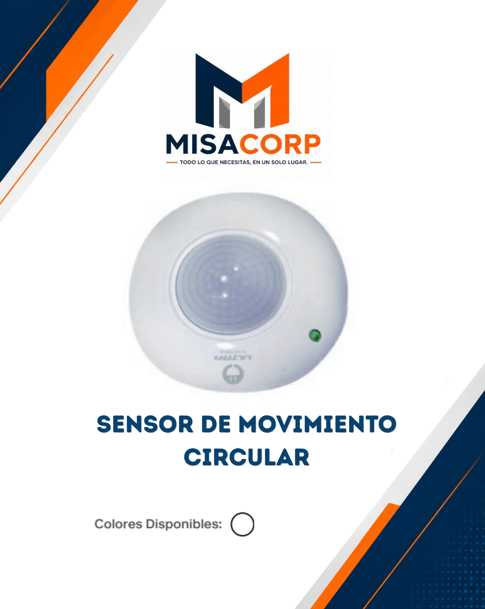 SENSOR DE MOVIMIENTO CIRCULAR