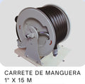 CARRETE RETRACTIL CON 15MTS DE MANGUERA 1"